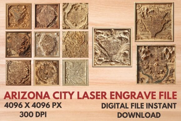 Arizona City Laser Engrave File