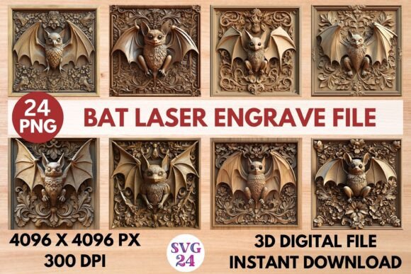 Bat Laser Engrave File: A Versatile Design for Creative Projects