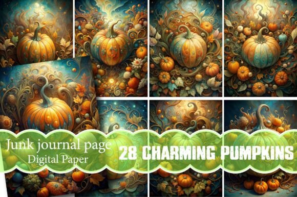 Charming Pumpkins Junk Journal: A Versatile Design