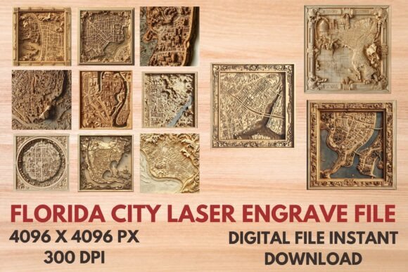 Florida City Laser Engrave File: A Versatile Tool for Modern Creators