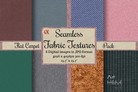 Mastering Design with High-Resolution Seamless Fabric Textures and Flat Carpet Patterns