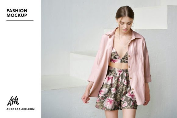 Women's Fashion Mockup Full Outfit